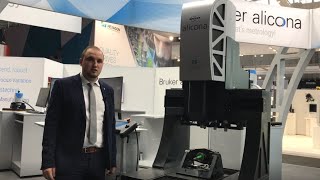 Bruker Alicona presents its optical microcoordinate measuring system µCMM at Control Show 2019 [upl. by Anwahsak]