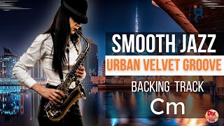 Backing track  Urban Velvet groove in C minor 96 bpm [upl. by Anidem]