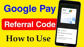 How to Use Referral Code in Google Pay  Google Pay Referral Code 2023  Google Pay Refer and Earn [upl. by Sausa561]