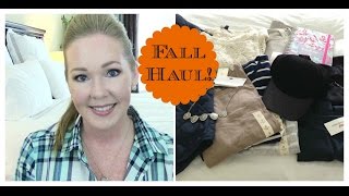 FALL CLOTHING amp MAKEUP HAUL [upl. by Yerhpmuh]