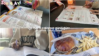 Lgs ders çalışma günlüğüm  hamburgerciye gidelim  sessiz vlog [upl. by Tsnre]