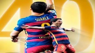 Luis Suárez y sus 40 goles  Pichichi y Bota de Oro [upl. by Ahtaga433]