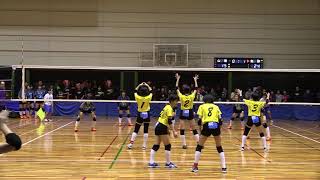 JOC女子中学バレー 山梨鳥取 第2セット終盤から グループ戦 20181226 バレーボール [upl. by Tnahs]