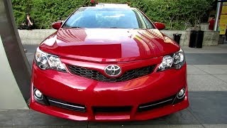 2014 Toyota Camry SE  Exterior and Interior Walkaround  2013 LA Live Diplsay  Downtown LA [upl. by Ardnasirhc546]