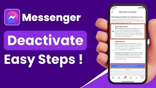 How to Deactivate Messenger  EASY STEPS [upl. by Cherilynn]