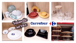 CARREFOUR ARRIVAGE 100  SERVICE VAISSELLE 😳👌 19 septembre 2022 [upl. by Linskey180]