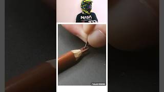 Pencil Carving Art🥵😱🤩 shortsfeed shorts trending art [upl. by Nyram]