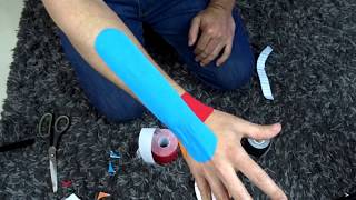 Wrist Strain Kinesio Taping  Northern Soul [upl. by Garibold]