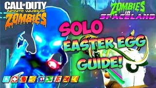 ZOMBIES IN SPACELND SOLO EASTER EGG TUTORIAL  Infinite Warfare Zombies SOLO EE Strategy BOSS FIGHT [upl. by Yrag716]