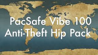 Gear Review  PacSafe 100 Vibe AntiTheft Hip Pack [upl. by Teague416]