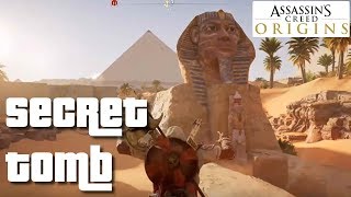 Great Sphinx Secret Tomb Walkthrough in Assassins Creed Origins Get Secret Armor [upl. by Ecyac812]