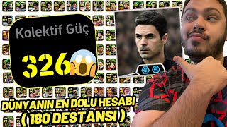 DÜNYANIN EN DOLU HESABI 180 DESTANSI  EFOOTBALL 2025 MOBİLE [upl. by Maryanna]