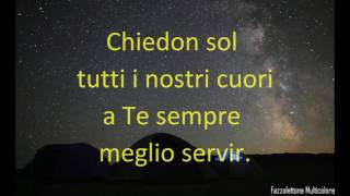 Signor tra le tende schierati  canto scout [upl. by Larred]