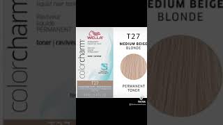 Remove Brassy Yellow Hair With Wella Hair Toner Dye  Like amp Subscribe [upl. by Alehc]