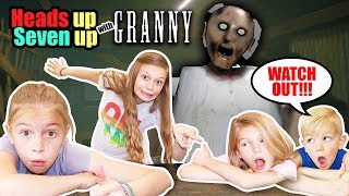 Heads Up Seven Up with Granny in Real Life Tannerites Heads Up 7 Up and Granny Game [upl. by Goar]