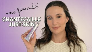 GRWM trying the NEW Chantecaille Just Skin Tinted Moisturizer [upl. by Zachery723]