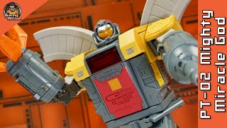 TMT2  Transformers Pangu Toys PT02 Mighty Miracle God Omega Supreme Transformation [upl. by Tina69]