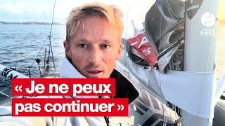 Vendée Globe  Maxime Sorel abandonne il sexplique [upl. by Negaet]