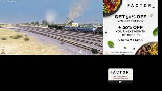 trainz 19 Mohave 2926 and 3460 run Factor75partner [upl. by Mayda]