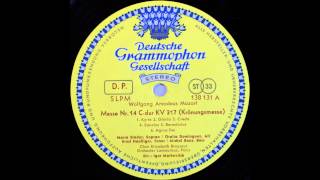 Mozart Mass No 14 Kv 317 Coronation Mass Igor Markevitch Cond [upl. by Eah262]