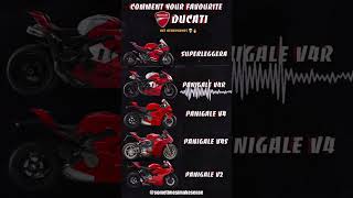 Ducati Sounds💀🚨Use Headphones automobile motorcycle exhaust sound [upl. by Grounds]