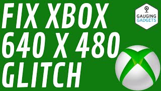 How to Fix Xbox One Resolution Stuck at 640 x 480  Xbox Small Screen Glitch [upl. by Acnoib]