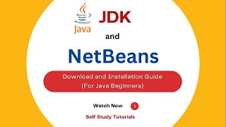 Java Installation Guide  JDK and NetBeans Latest Version Installation java netbeans [upl. by Kluge]