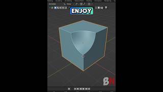 How to Bevel Vertex in Blender shorts 3d blender [upl. by Ahsatsan]