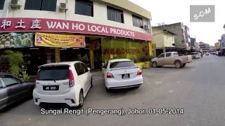 Sungai Rengit Town at Pengerang Johor  01May2014 [upl. by Nnor677]