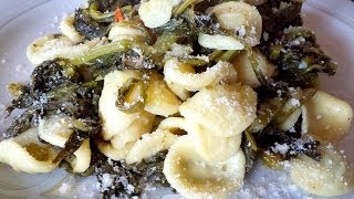 Orecchiette con le cime di rapa  Le video ricette di Lara [upl. by Aisan844]