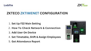 HOW TO SETTING ZKTECO F21 WITH ZKTIMENET 2023  zkteco zktimenet office [upl. by Lamont403]