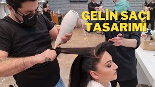 GELİN SAÇI TOPUZ TASARIMI NASIL YAPILIRGelin Başı Nasıl Yapılır [upl. by Rafaelita]