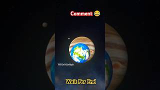 Jupiter Coming Earth 🌎  Lunar Moon  VFX Mr amp Mrs Singh  youtubeshorts shorts ytshorts vfx [upl. by Aicekal]