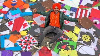 Flying Kites on Lohri  Patangbazi  Kites Vlog [upl. by Eellac753]