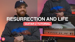 Resurrection And Life  Winning Team  Planetshakers Official Guitar 2 Tutorial Video [upl. by Alahsal]