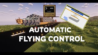 I made a fullautomatic fly control system with navigation in Minecraft [upl. by Zandra]