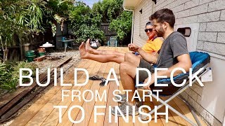 How to Build a Deck START TO FINISH [upl. by Aubry]