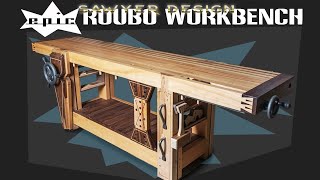 EPIC Roubo Woodworking Workbench Build 13 [upl. by Bohon]