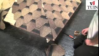 Tuin  Fitting Felt Shingles Pyramid Roof [upl. by Waterer355]