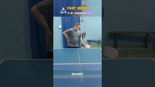 Fast Serve  Learn Table Tennis Serve [upl. by Riegel]