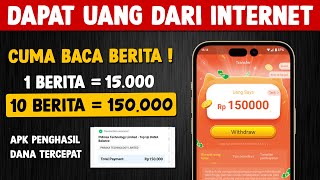 Aplikasi Penghasil Uang 2024  Apk Penghasil Saldo Dana Tercepat  Cara Dapat Uang dari internet [upl. by Beauregard]