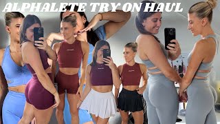 ALPHALETE TRY ON HAUL  honest review is amplify worth it [upl. by Lydie]