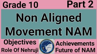 Non Aligned Movement  NAM  ICSE Class 10  sirtarunrupani [upl. by Mosera]