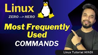 MOST Frequently USED LINUX COMMANDS in JOB for Beginners HINDI [upl. by Nnylyoj]