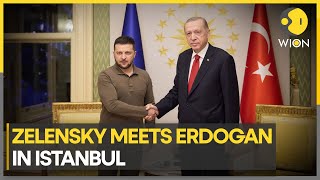 Zelensky meets Turkeys Erdogan to push Ukraine NATO goals  Latest News  WION [upl. by Natale]