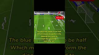 How to perform dipping shot in efootball mobile efootball efootballmobile [upl. by Ahsiniuq962]