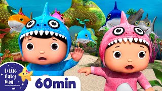 Baby Shark Dance  60 min of LittleBabyBum  Nursery Rhymes for Babies ABCs and 123s [upl. by Godderd514]