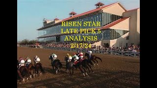 THE 2024 RISEN STAR LATE PICK 5 ANALYSIS  21724 [upl. by Namyw]