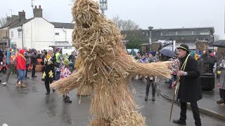 Whittlesea Straw Bear Festival 2023  Procession [upl. by Agnese]