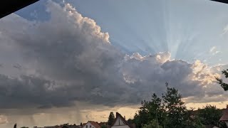 Zeitraffer Starke HKLSchauer amp Gewitter 03082024 [upl. by Arua781]